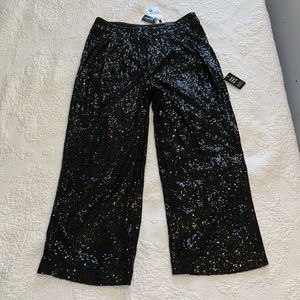Sequin Black Pants
